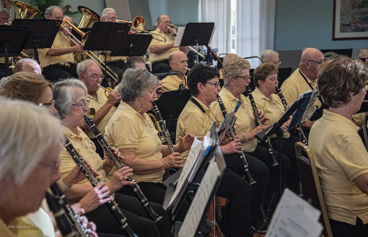 Lake Concert Band clarinets