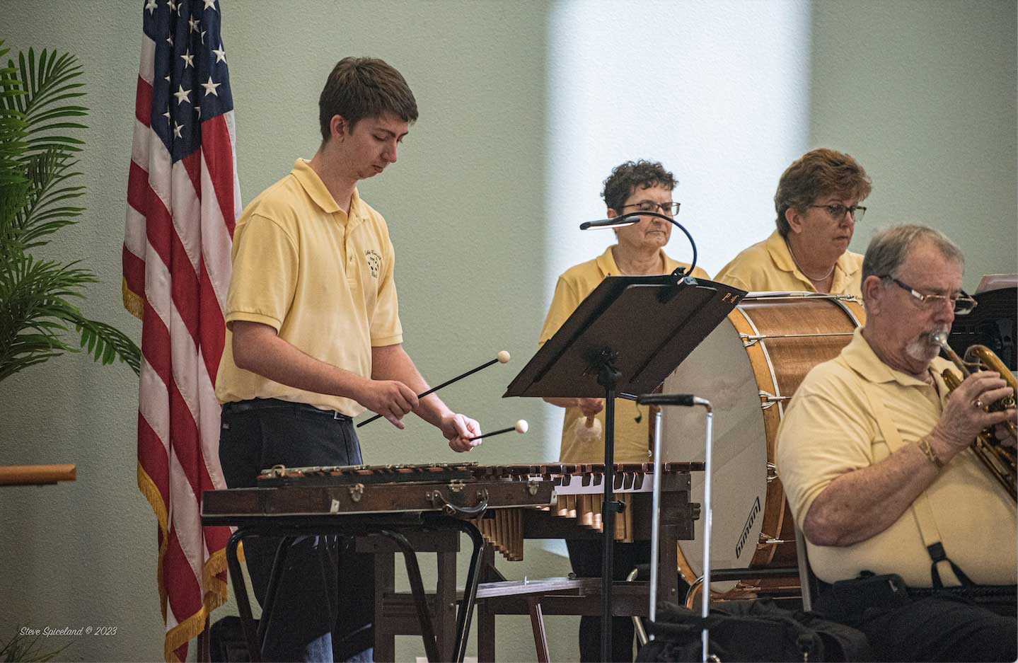 Lake Concert Band percussion